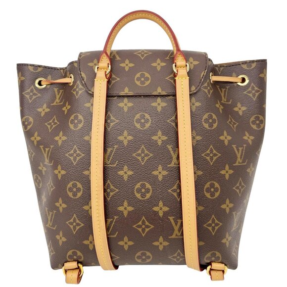 Louis Vuitton  Montsouris PM Monogram Canvas Backpack Brown - Picture 5 of 16